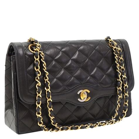 chanel paris black and white bag|chanel paris bag price.